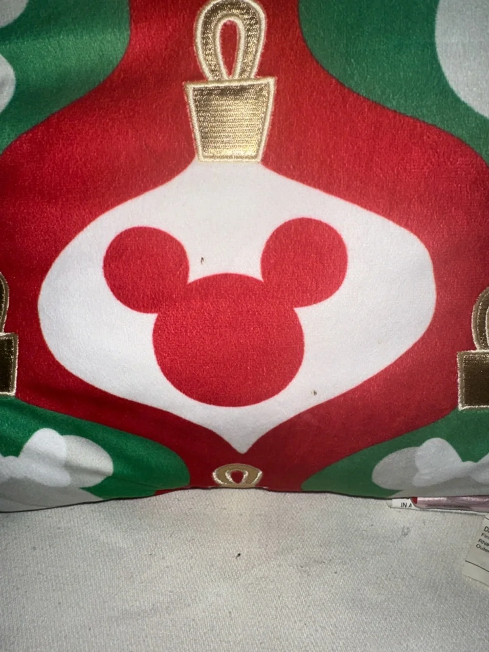 Disney Christmas Pillow